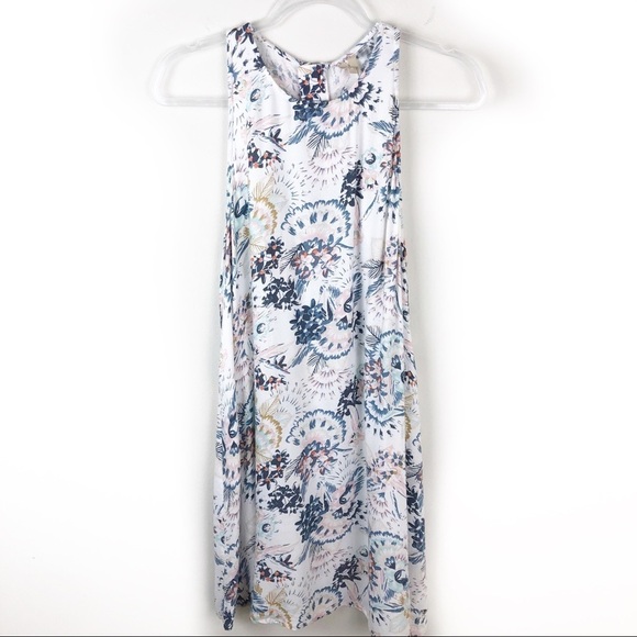 Roxy- Floral Print Beach Style Dress size: M - Picture 1 of 11